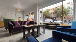 Sitteområde i lobbyen