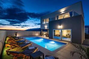 Villa | Exterior - Panoramic Sea & Velebit Views Villa (Razanac)