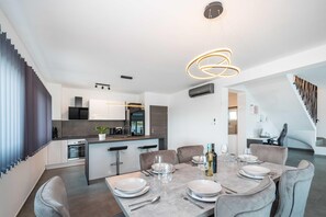 Villa | Dining - Panoramic Sea & Velebit Views Villa (Razanac)