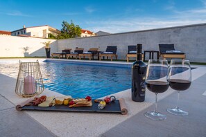 Pool - Panoramic Sea & Velebit Views Villa (Razanac)