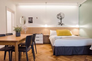 Strykjärn/strykbräda, gratis wi-fi och sängkläder