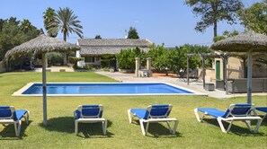 Pool - Villa 'Valls' with Private Pool, Wi-Fi and Air Conditioning (Montuïri)