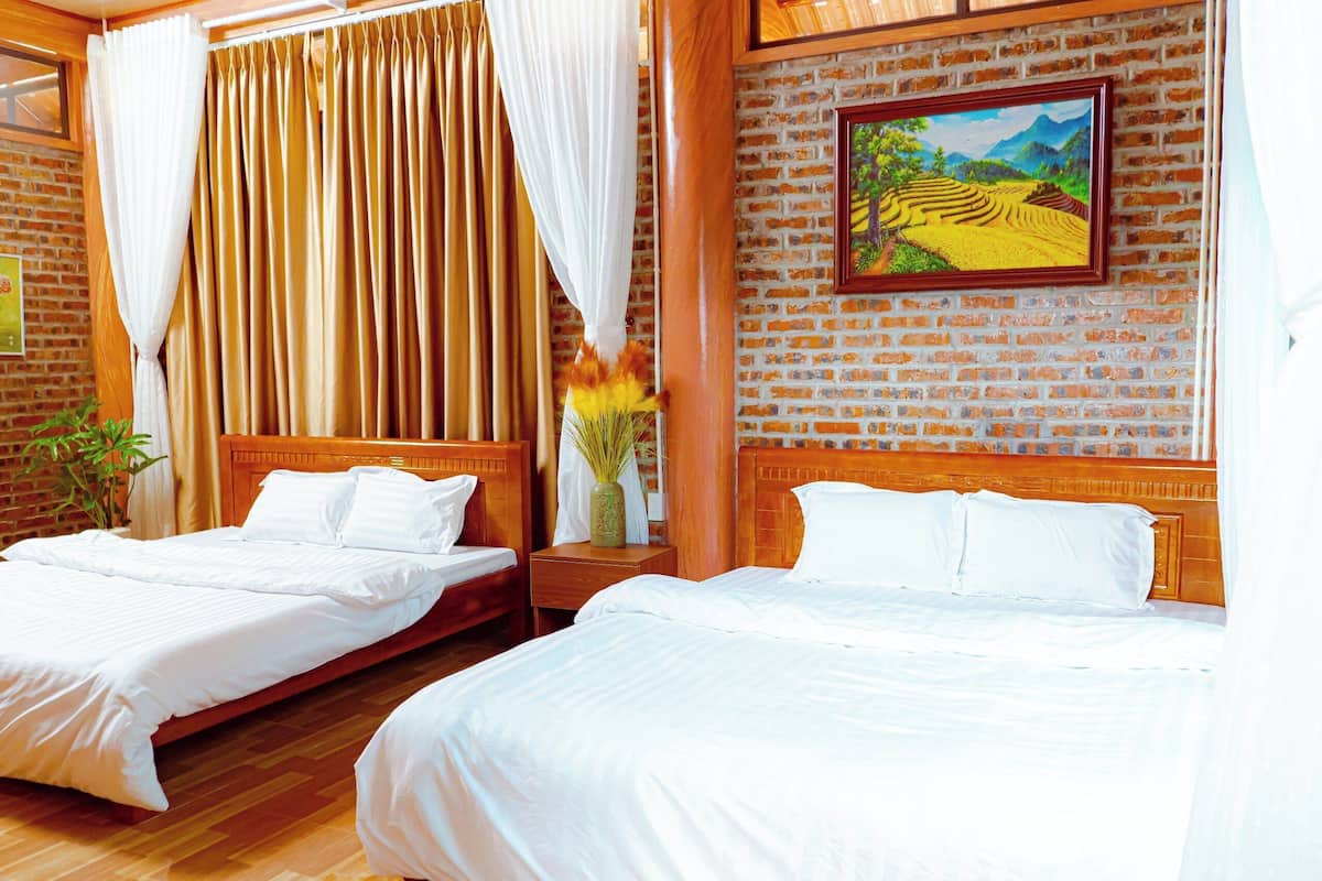 Panoramic Quadruple Room, Hill View | Premium bedding, down duvets, memory-foam beds, individually decorated