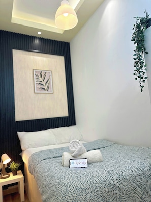 Economy Double Room, Balcony, City View | Desk, laptop workspace, iron/ironing board, free WiFi - Nomad Partition Room in Tecom Near Metro (Dubai)