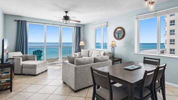 Smart TV, DVD player, books, stereo