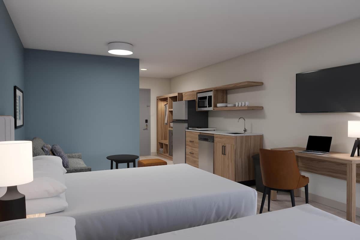 Skrivbord, mörkläggningsgardiner, strykjärn/strykbräda och gratis wi-fi