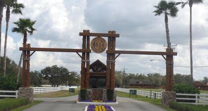 GLAMPING at its finest. Water front, shaded, private dock, river and lake access
