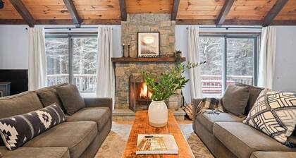Catskills Mountain Home Near Windham w/ Fireplace & Open Living Deer Run Lodge by Avantstay