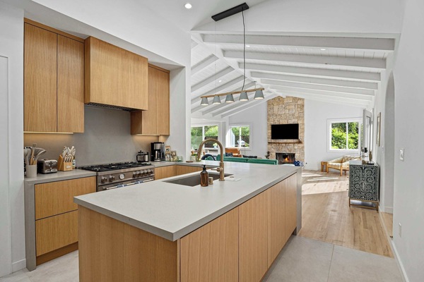 Kitchen | Island Open to Living Room
