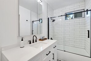 Towels, soap, toilet paper