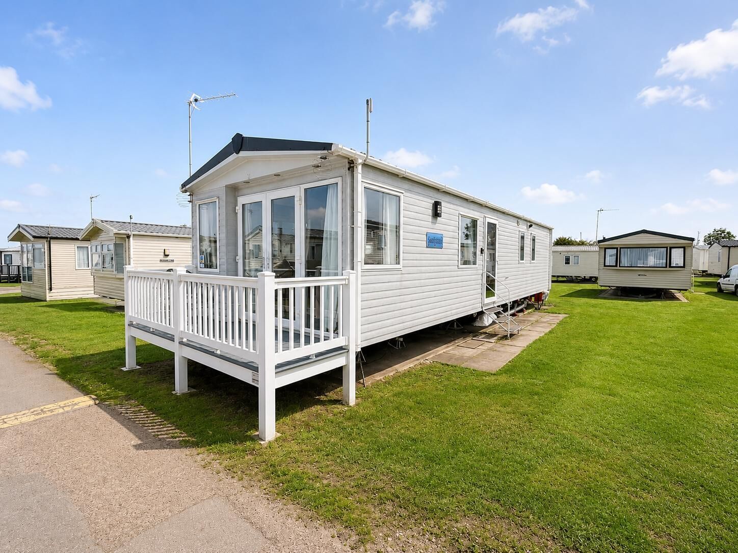 Explore the Suffolk coast with a stay at this stunning caravan on Pakefield Holiday Park in Suffolk.