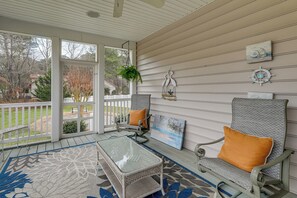 Terrace/patio - 2 Mi to Bethany Beach! Spacious Family Retreat (Ocean View)