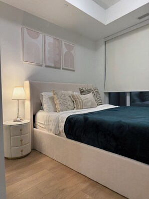 1 bedroom, iron/ironing board, travel crib, free WiFi