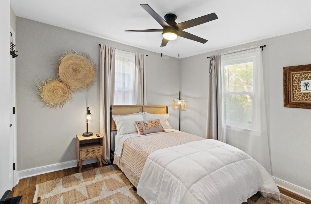 2 chambres, bureau, Wi-Fi gratuit, draps fournis