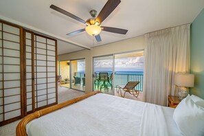 2 bedrooms, iron/ironing board, WiFi, bed sheets - 2 Kings | Top Floor Oceanfront | Big Lanai | Views from the Top (Lahaina)