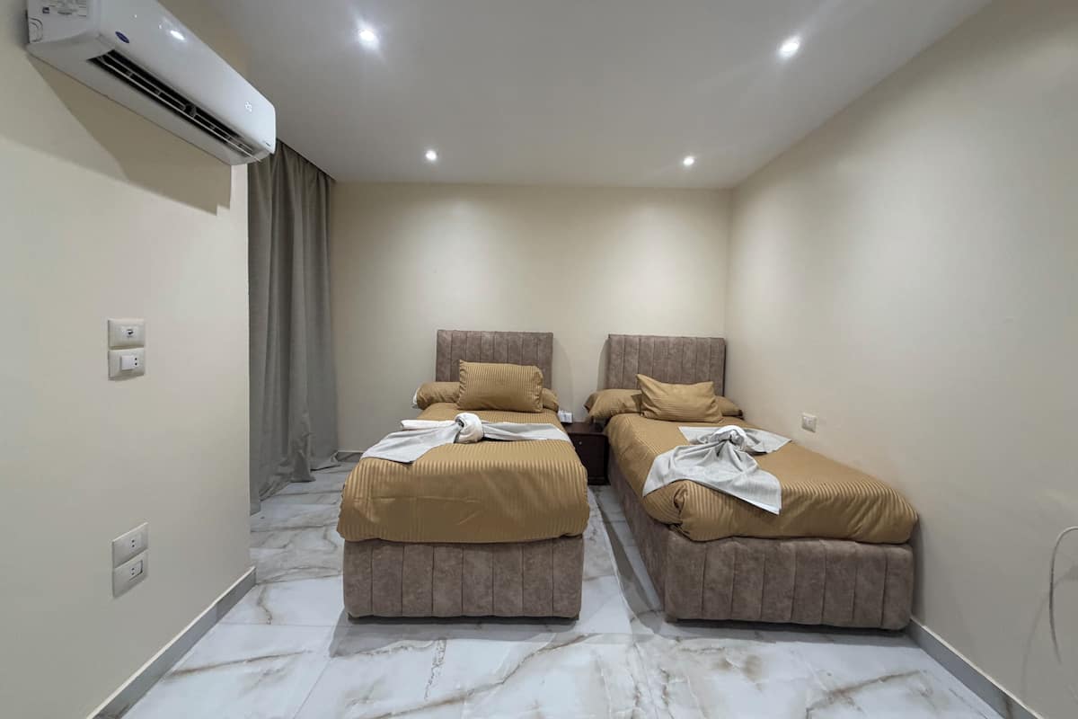 Premium bedding, memory foam beds, free WiFi, bed sheets