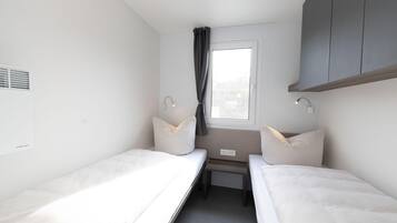 Mobile Unterkunft | 2 Schlafzimmer, individuell eingerichtet