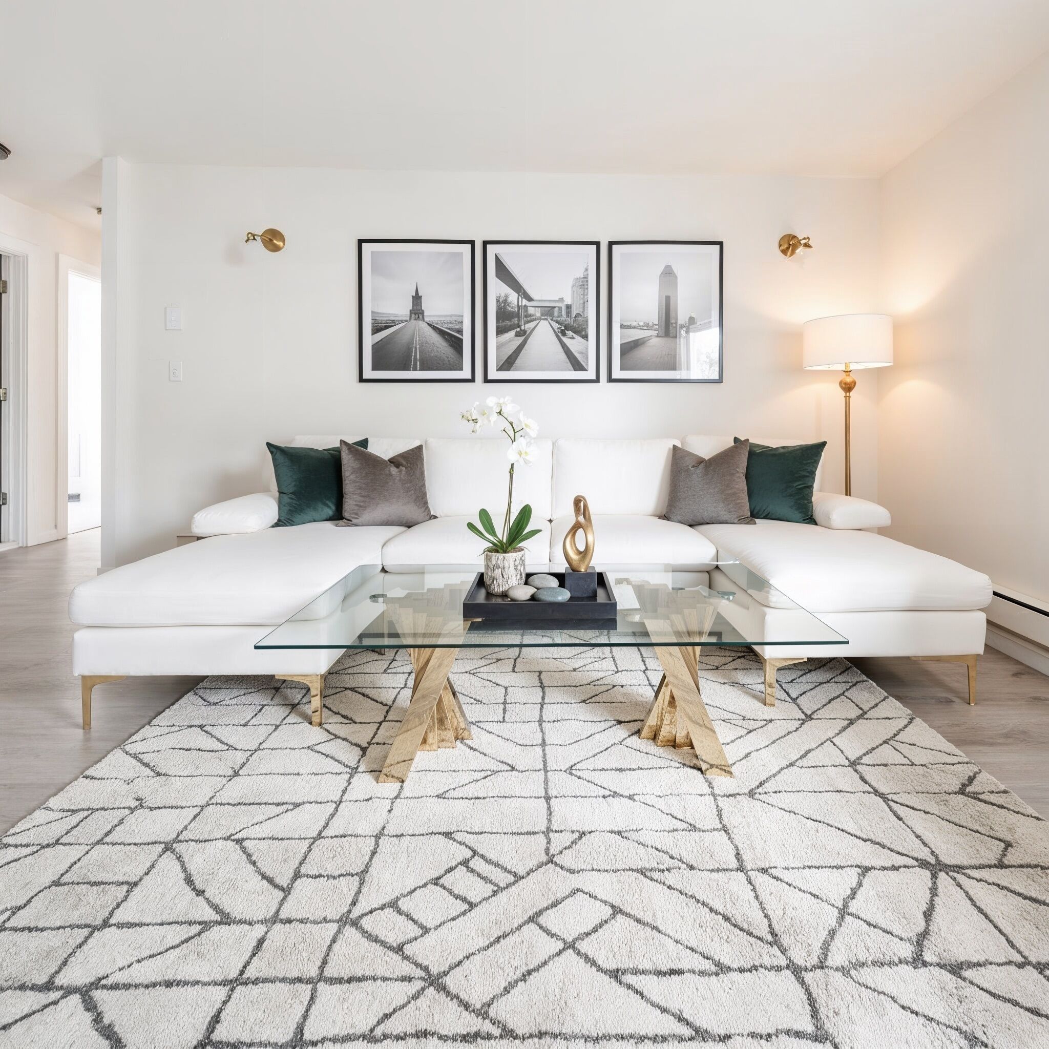 ラグジュアリー アパートメント | リビング エリア