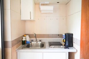 Private kitchen - Cozy Studio for Casual Comfort — Solar Backup! (Carolina)