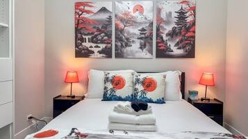 Iron/ironing board, travel cot, WiFi, bed sheets