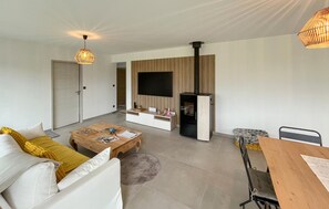 Fernseher, Kamin
