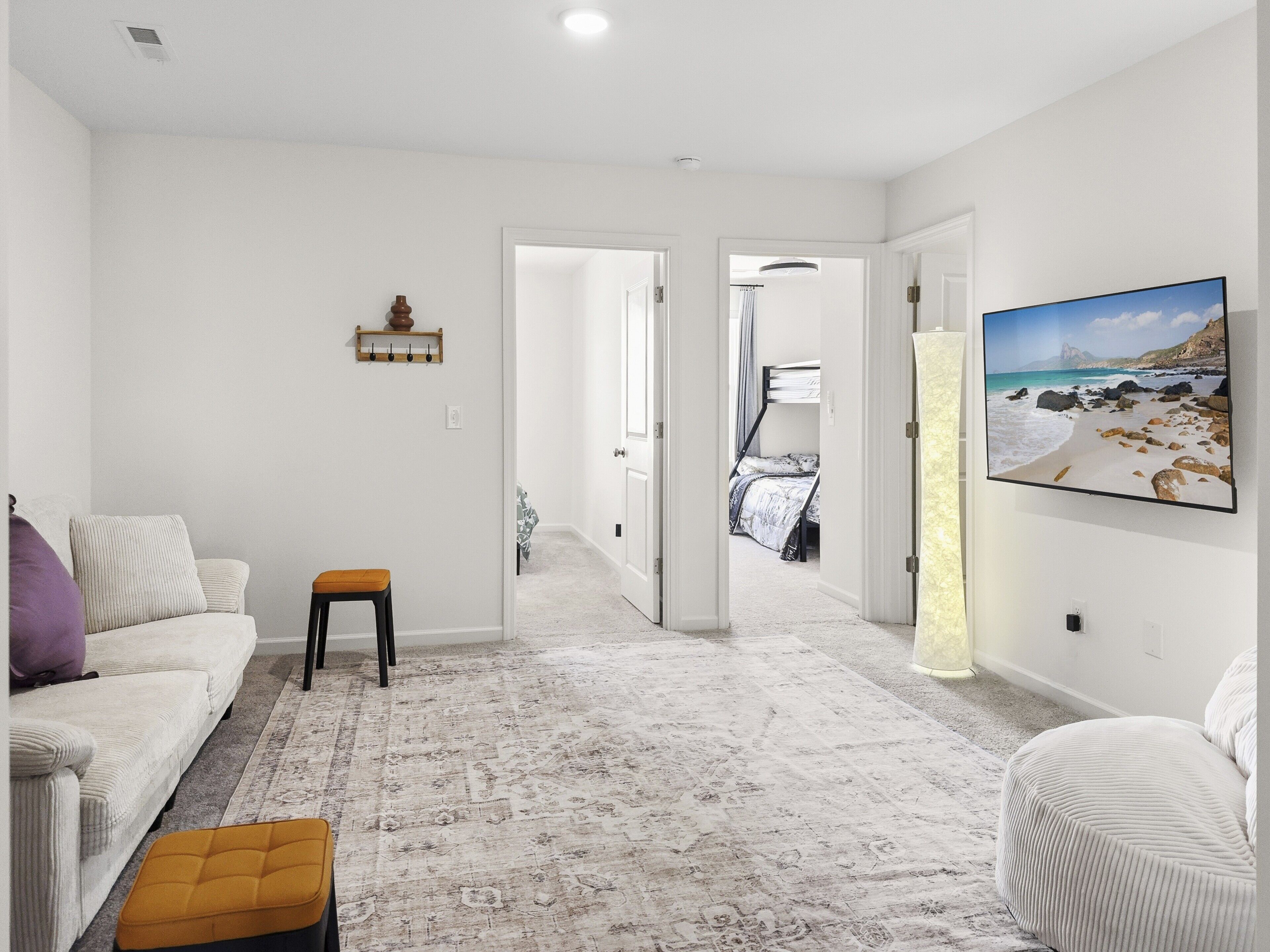 3 chambres, draps fournis