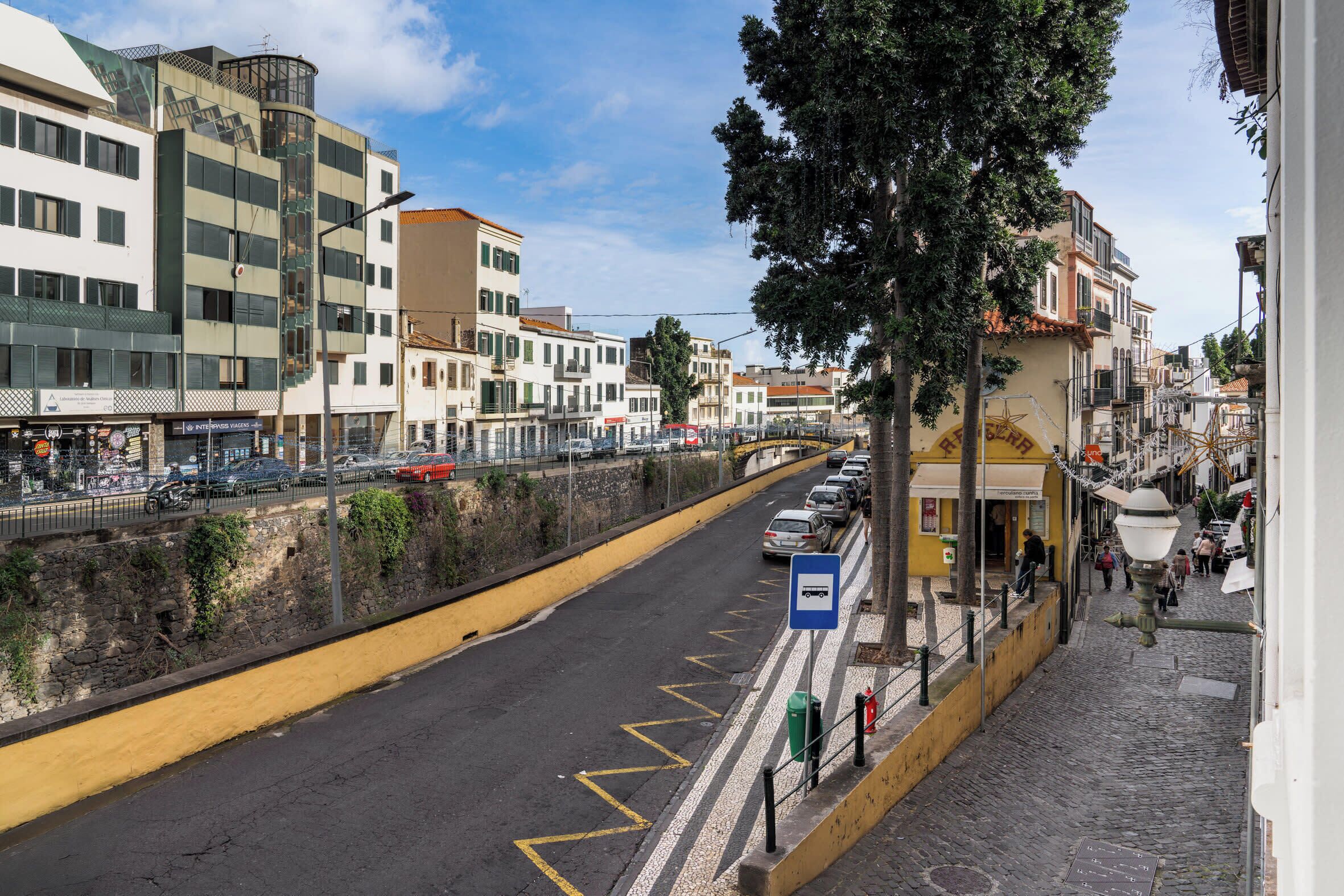 Blick von der Unterkunft