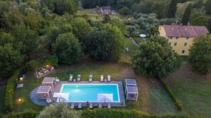 House | View from property - Apartment in Tuscany With Pool and Lucca Views (Capannori)