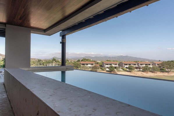 Outdoor pool, a heated pool - TAU 632: High-End 3BR Penthouse + Premier Access & Golf Cart (Desarrollo Punta Mita)
