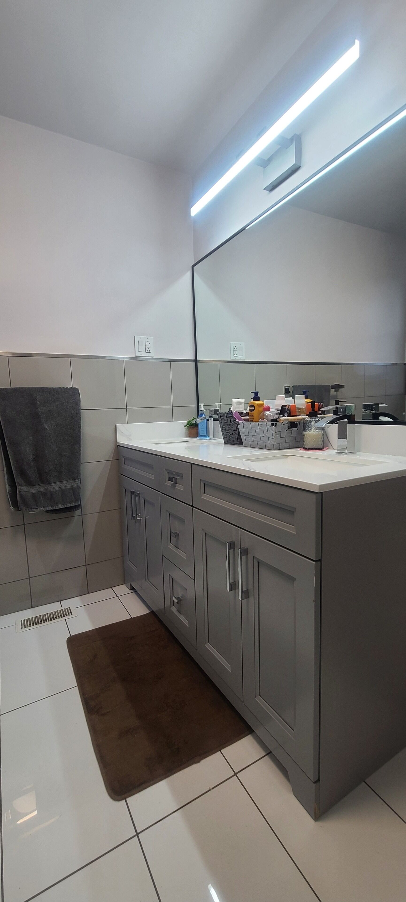 Towels, soap, toilet paper