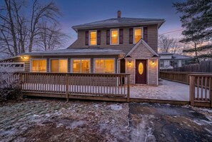 Exterior - Spacious Swan Lake Group Getaway | Sleeps 18 | Fireplace • Fire Pit • Lake Views (Swan Lake)