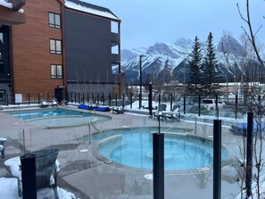 Pool - New Penthouse|Three Sisters Views Hot Tub & Pool (Canmore)