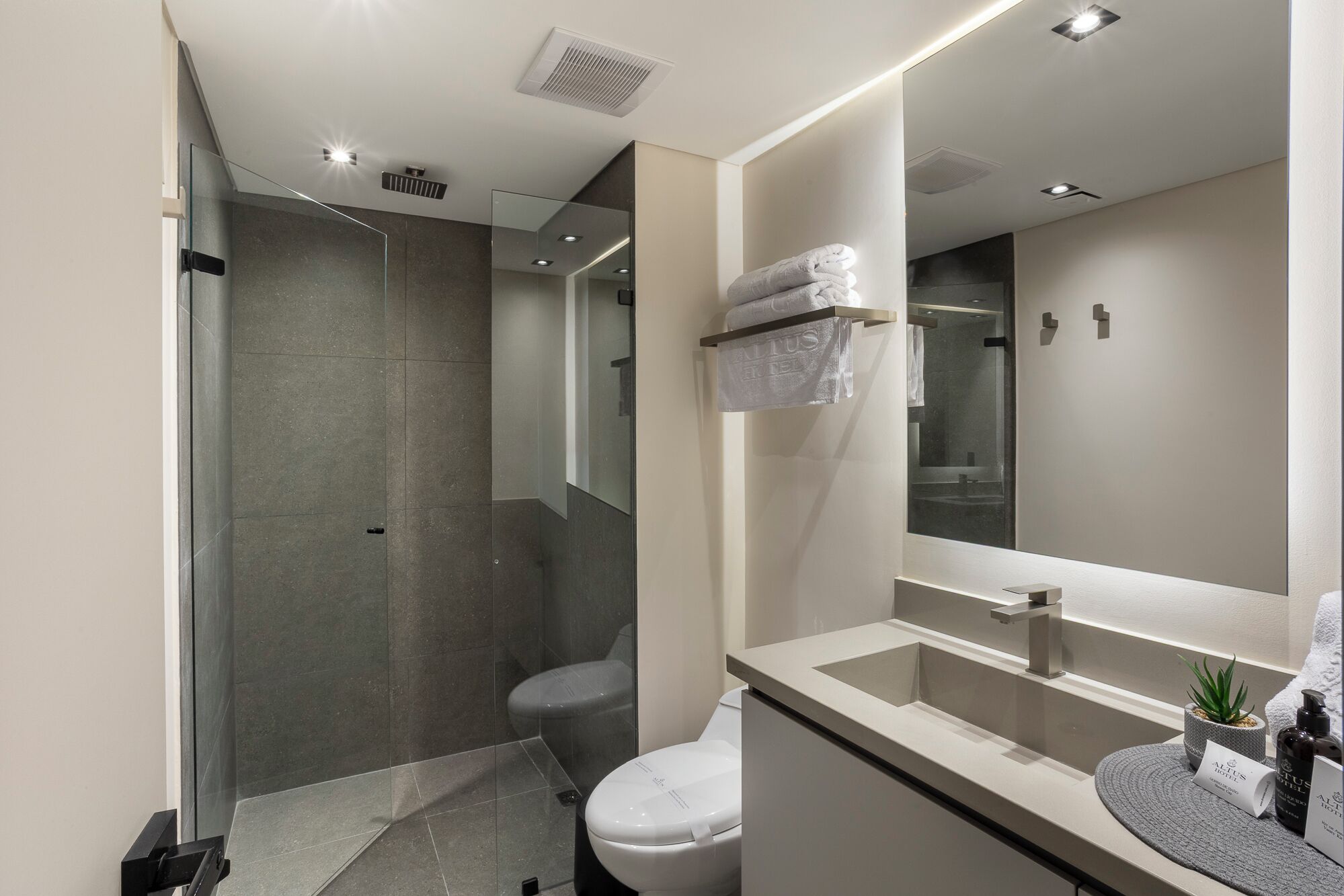 Presidential Room | Bathroom | Shower, free toiletries, towels, soap