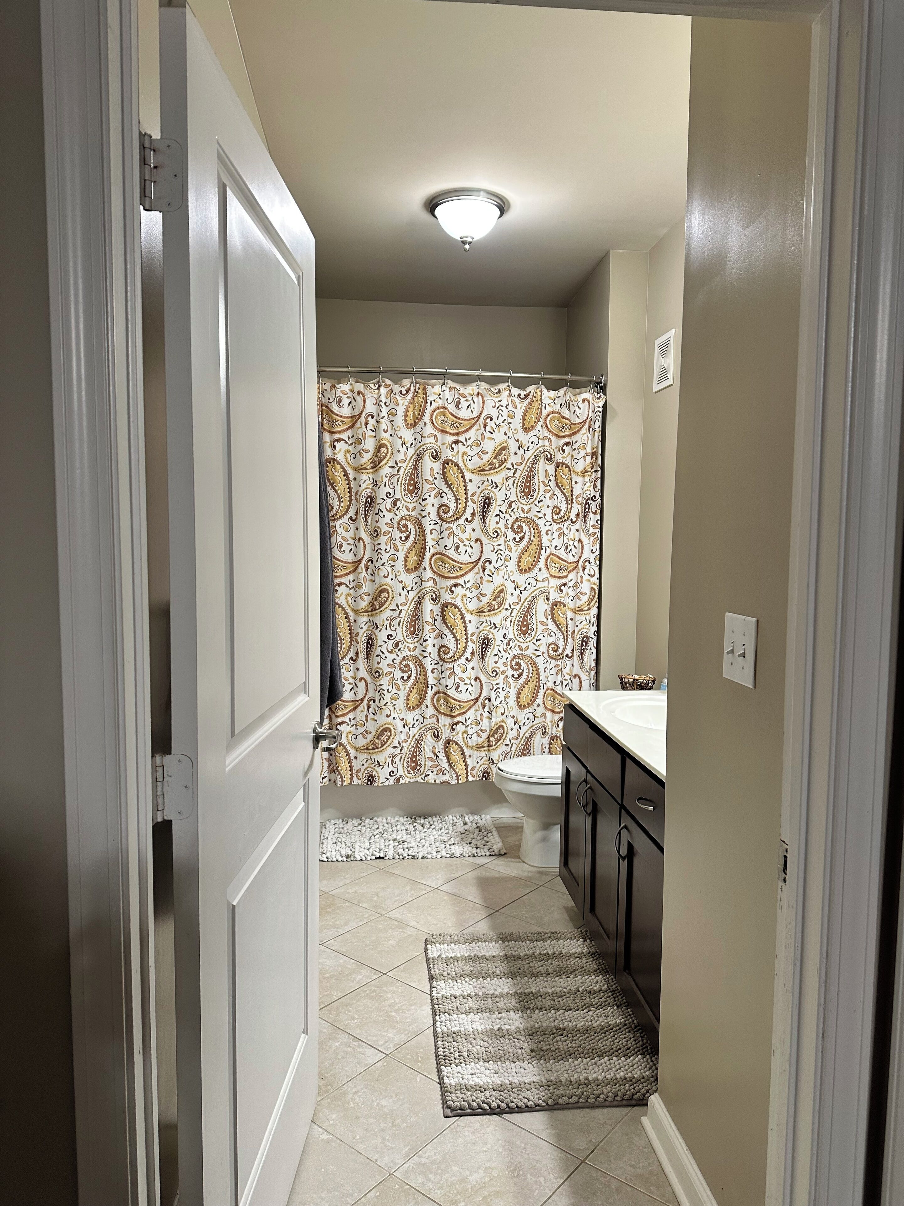 Sèche-cheveux, papier toilette