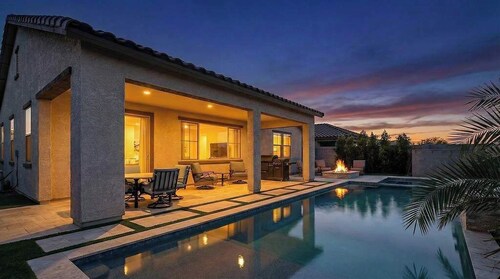 Luxury Desert Oasis with Private Pool and Spa