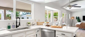 The Seaside Bohemian  6BR Home  Pool Casita and