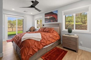 3 bedrooms, iron/ironing board, travel crib, WiFi