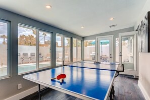 Games room - Exclusive 4BR Oasis: Heated Pool & Games (Scottsdale)