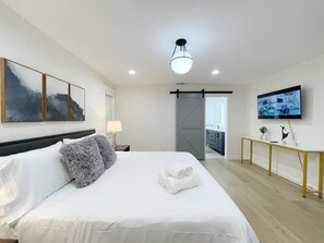 4 bedrooms, iron/ironing board, travel crib, WiFi