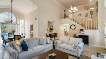 TV, fireplace, offices