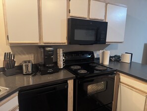 Microwave, oven, stovetop