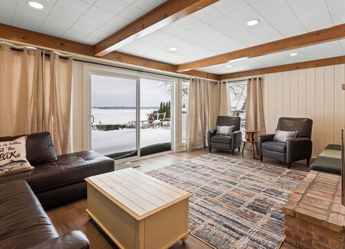 Sandy Cottage | Silver Lake Waterfront Home | Private Dock & Stunning Dunes