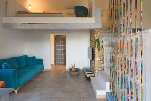 Living area - Villa Faraglioni con vista mare e piscina (Castellammare del Golfo)