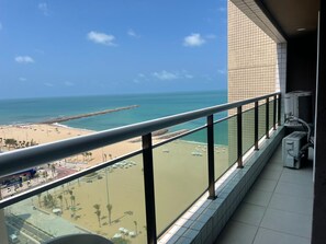 Comfort-lejlighed - balkon - strandudsigt | Opholdsområde