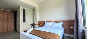 Superior-Doppelzimmer | Hochwertige Bettwaren, individuell eingerichtet, Schreibtisch