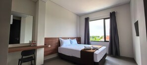 Superior Double Room | Premium bedding, individually furnished, desk, laptop workspace - Shencasa Living Juanda (Sidoarjo / Jawa Timur)