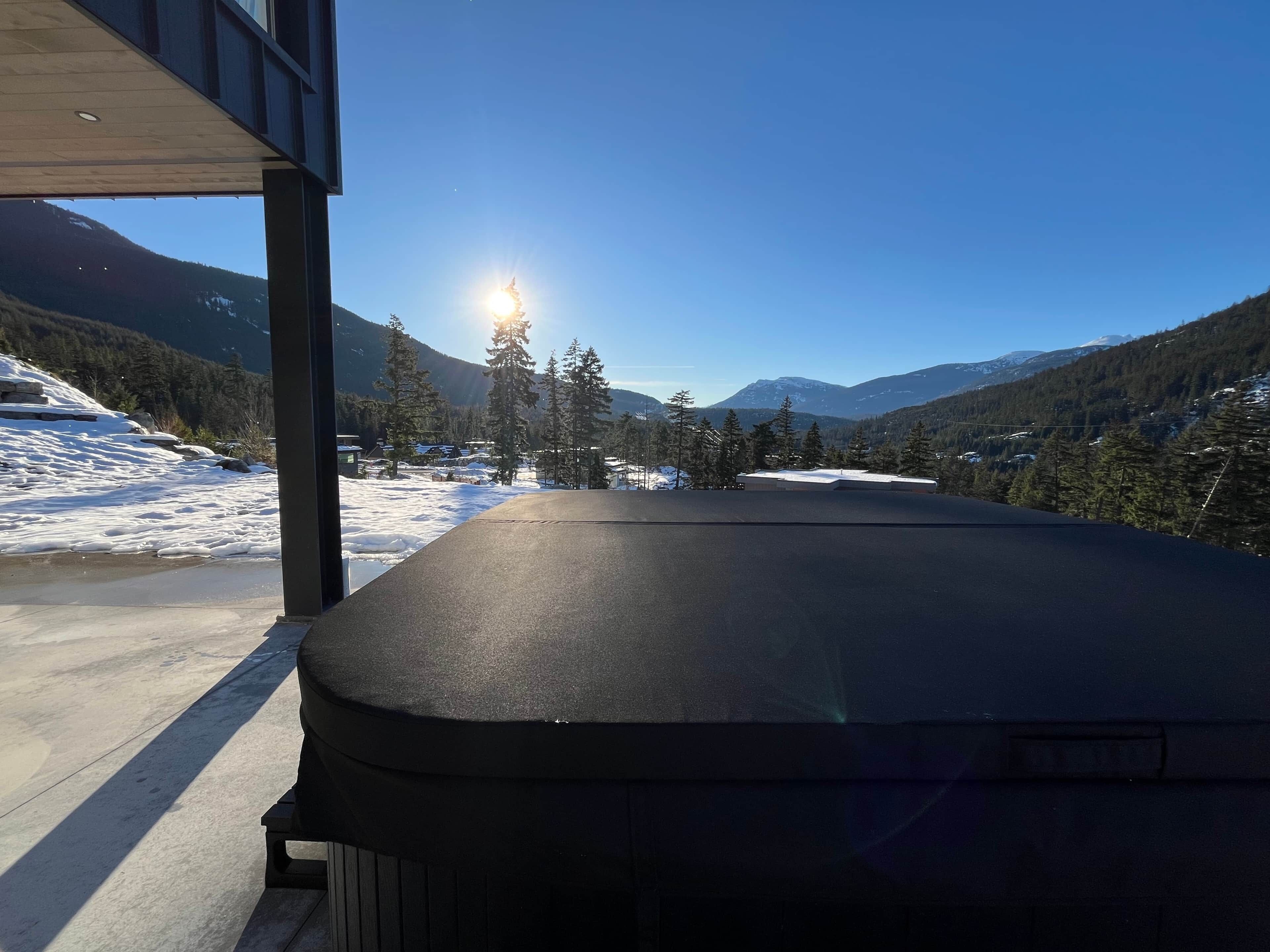 Tina de hidromasaje al aire libre