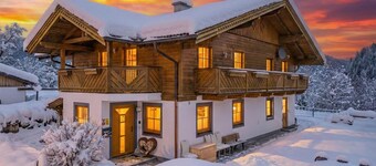 Alpine chalet charm with balcony in Embach