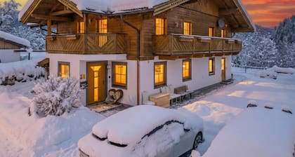 Alpine chalet charm with balcony in Embach