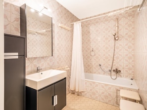 Bathroom - Stylish flat right on the beach (Sint-Idesbald)